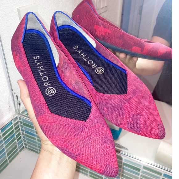 Rothy's The Point in Red Camo - Picture 12 of 12